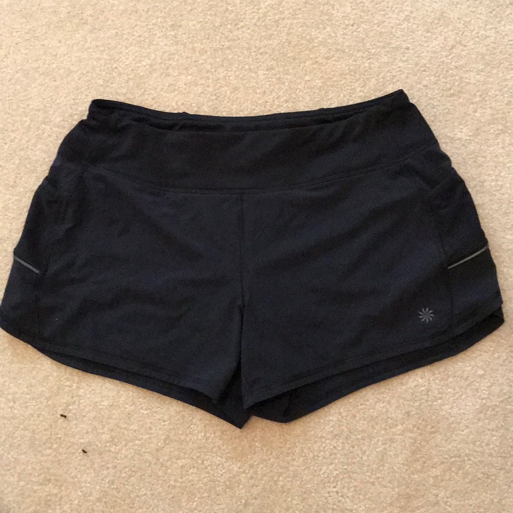 Black athleta shorts size medium